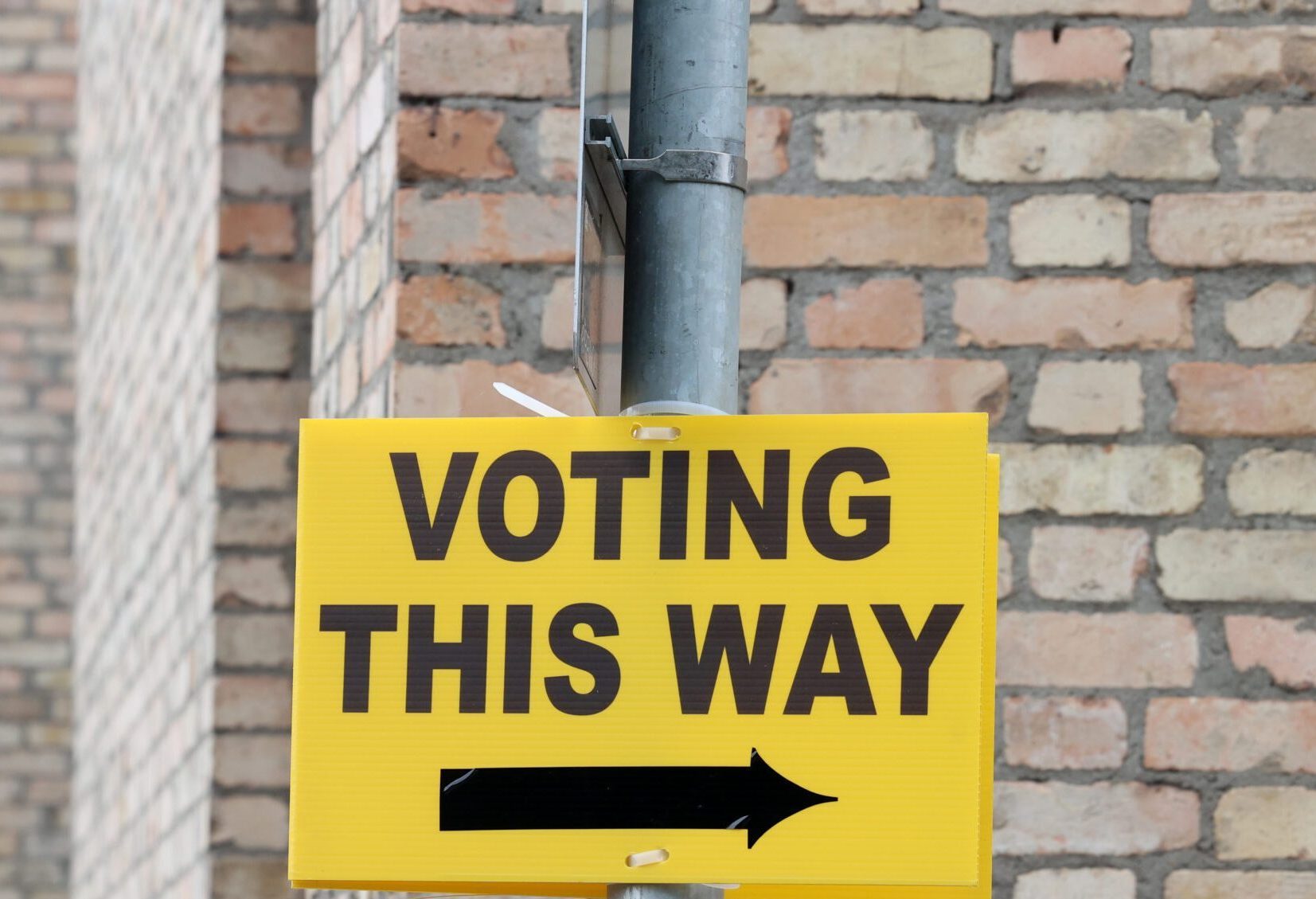 Decorative image of electoral event signage