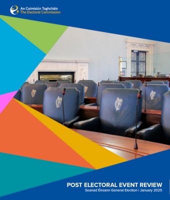 Cover for Post Electoral Event Review - Seanad Éireann General Election